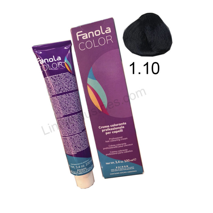 FANOLA TINTE DE PELO PROFESSIONAL 100ML (1.10) - Imagen 1