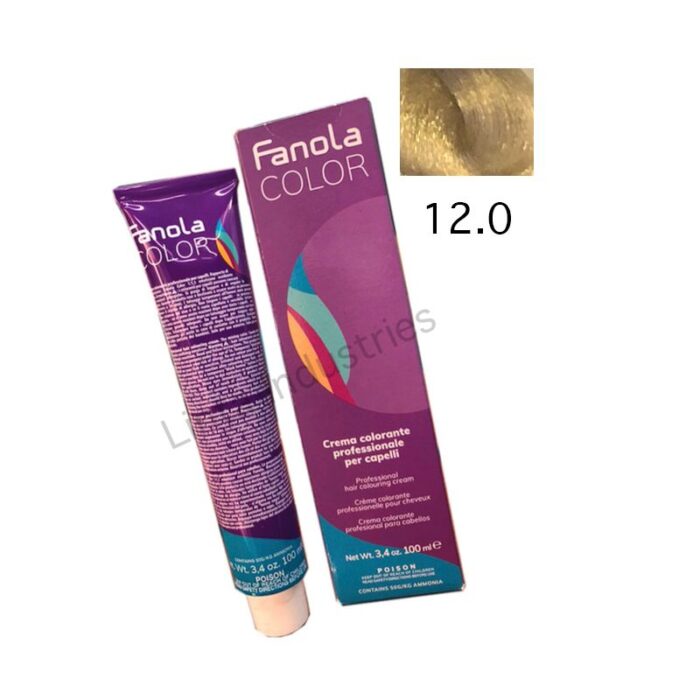 FANOLA TINTE DE PELO PROFESSIONAL 100ML (12.0) - Imagen 1