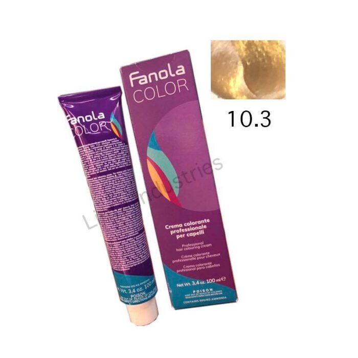 FANOLA TINTE DE PELO PROFESSIONAL 100ML (10.3) - Imagen 1