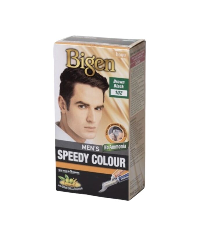 Bigen Hombres Speedy #102 Marrón Negro - Imagen 1
