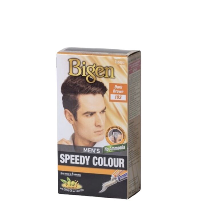 Bigen Hombres Speedy #103 Marrón Oscuro - Imagen 1