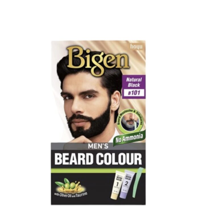Bigen Men's Beard Color Natural Black B101 - Imagen 1