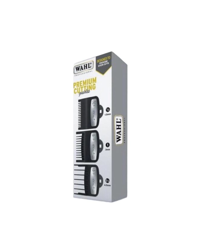 PACK 3 PEINES WAHL PREMIUM 1.5-3-4.5mm. - Imagen 1