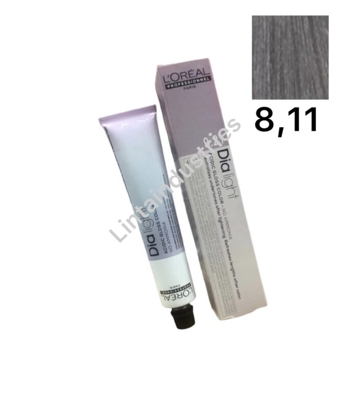 TINTE PARA EL PELO LOREAL DIA LIGHT(8.11) BAÑO DE COLOR - Imagen 1
