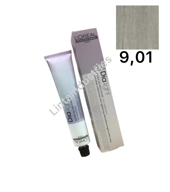 TINTE PARA EL PELO LOREAL DIA LIGHT(9.01) BAÑO DE COLOR - Imagen 1
