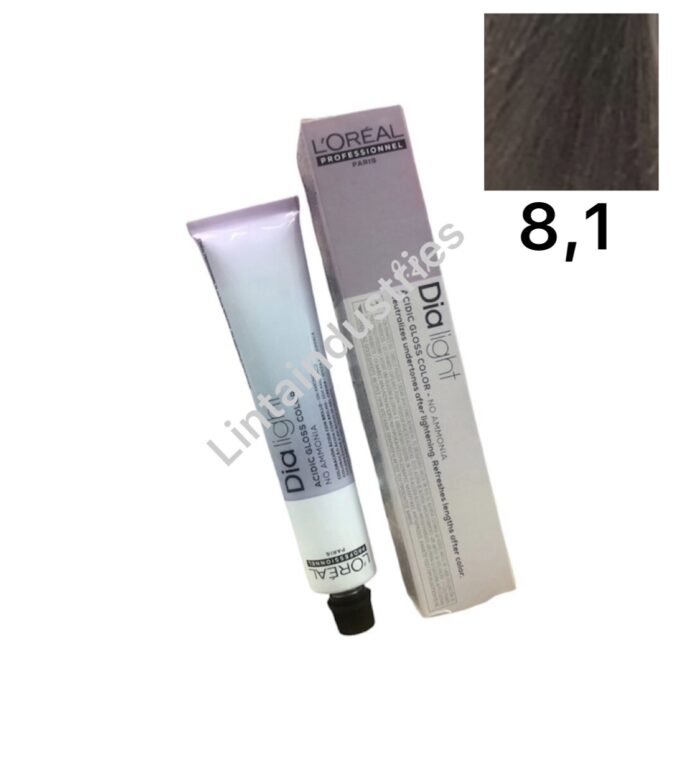 TINTE PARA EL PELO LOREAL DIA LIGHT(8.1) BAÑO DE COLOR - Imagen 1