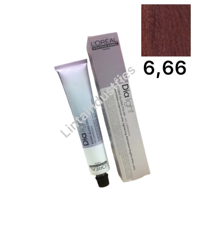 TINTE PARA EL PELO LOREAL DIA LIGHT(6.66) BAÑO DE COLOR - Imagen 1