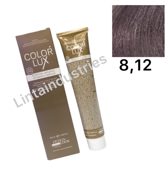 TINTE COLOR LUX 100ML (8,12) - Imagen 1