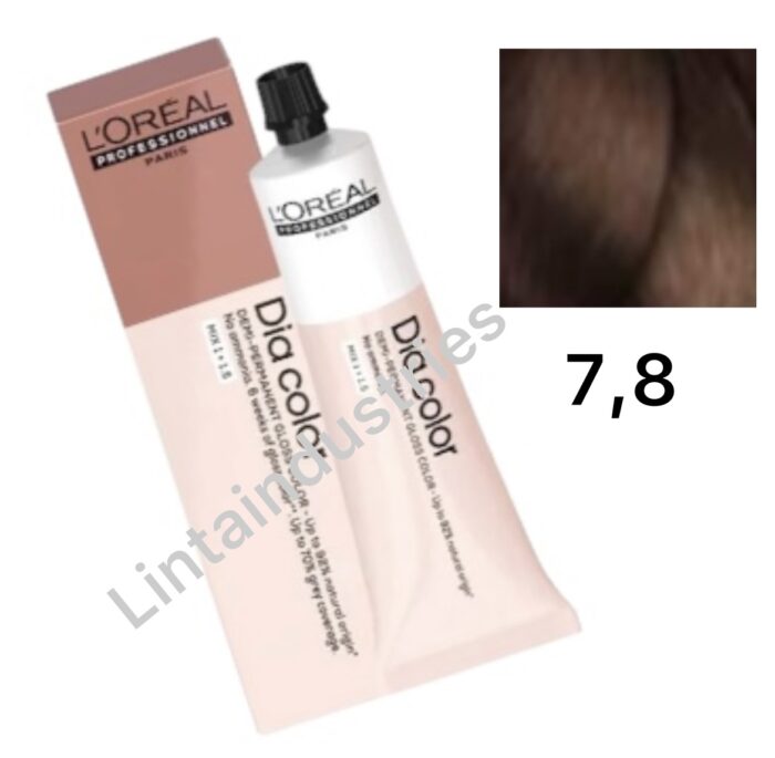 L'OREAL DIA COLOR COLORACIÓN DEMIPERMANENTE 60ML 7.8. RUBIO MOCA - Imagen 1