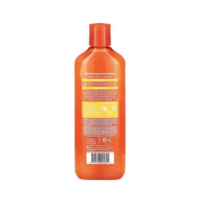 CANTU SHEA BUTTER FOR NATURAL HAIR CLEANSING CREAM SHAMPOO 400ML - Imagen 2