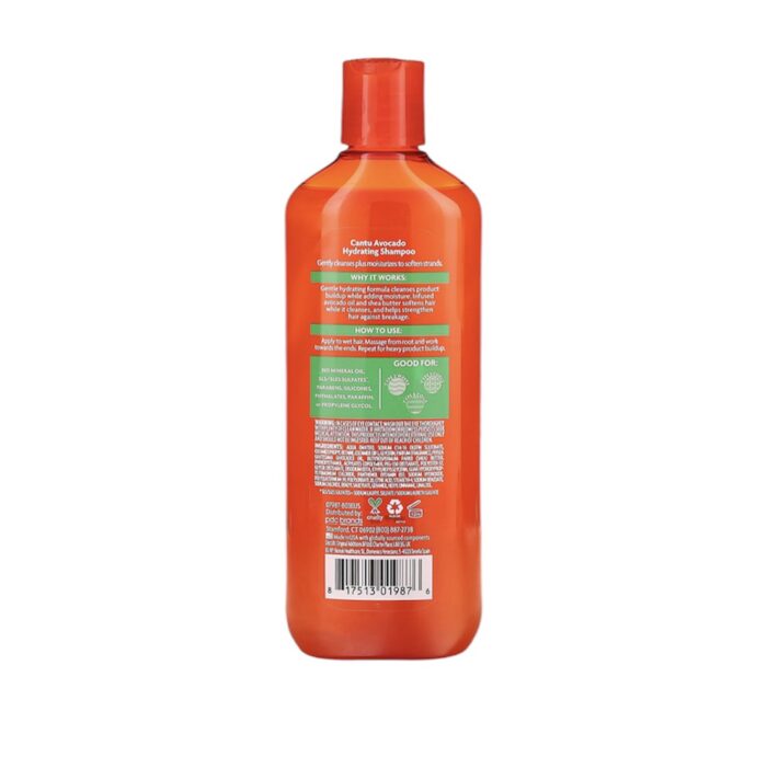 CANTU AVOCADO SULFATE-FREE SHAMPOO 13,5OZ 400ML - Imagen 2