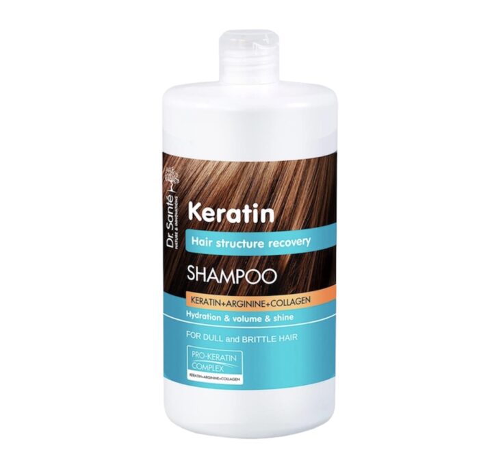 Dr. Santé Keratin Champú Queratina y Colágeno pelo dañado 1000ml - Imagen 1