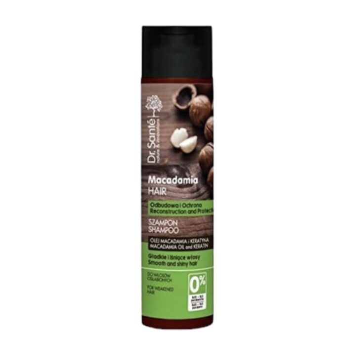 Dr. Santé Macadamia Hair Macadamia oil and keratin shampoo - Imagen 1