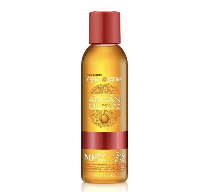 CREME OF NATURE OIL ARGÁN GLOSS Y SHINE 4OZ - Imagen 1