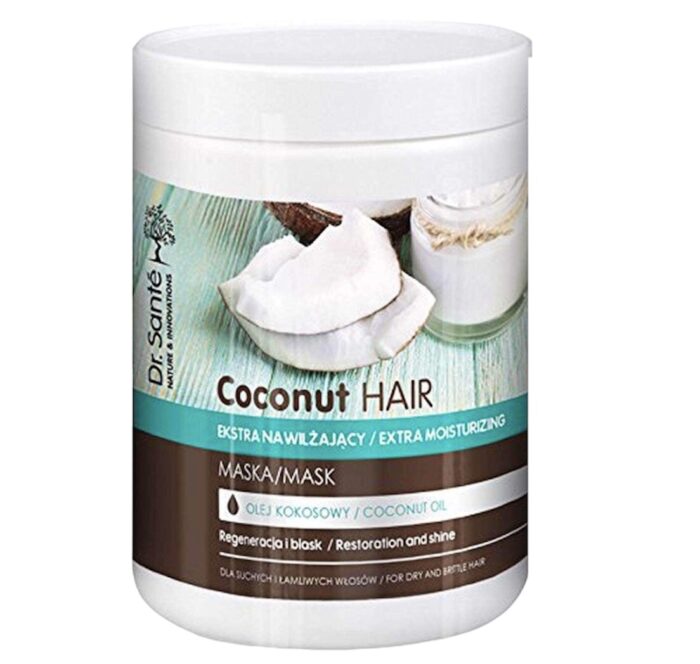 Dr. Sante Mascarilla Extra Hidratante De Aceite De Coco Para Cabello - Pelo Dañado Natural Sin Parabenos Dr. Sante 1000Ml - Imagen 1